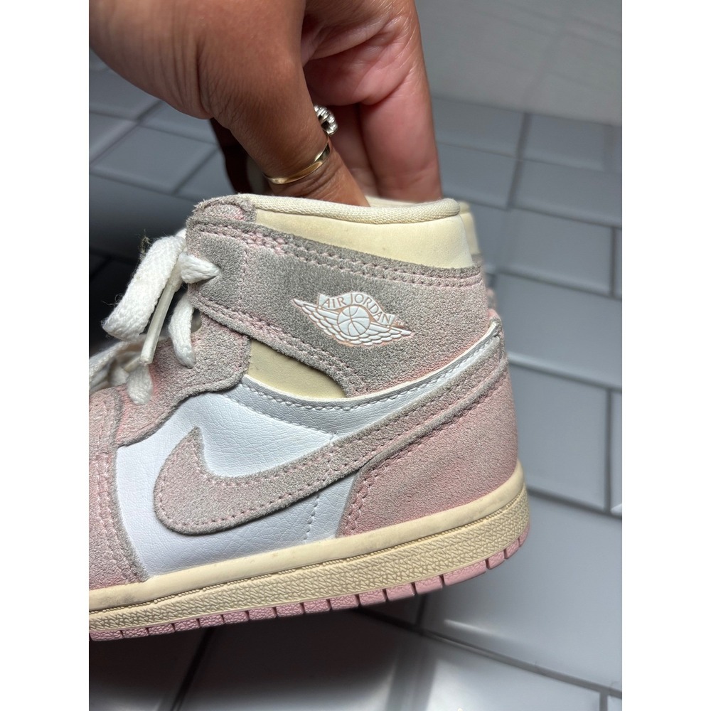 Kids Jordan Air Jordan 1 Retro High OG 'Washed Pink' Toddler 10C - Picture 8 of 14